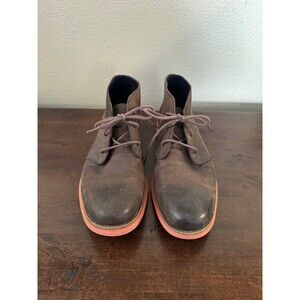 Cole Haan Lunargrand Chukka Boots Brown Leather Men's Size 10.5 M